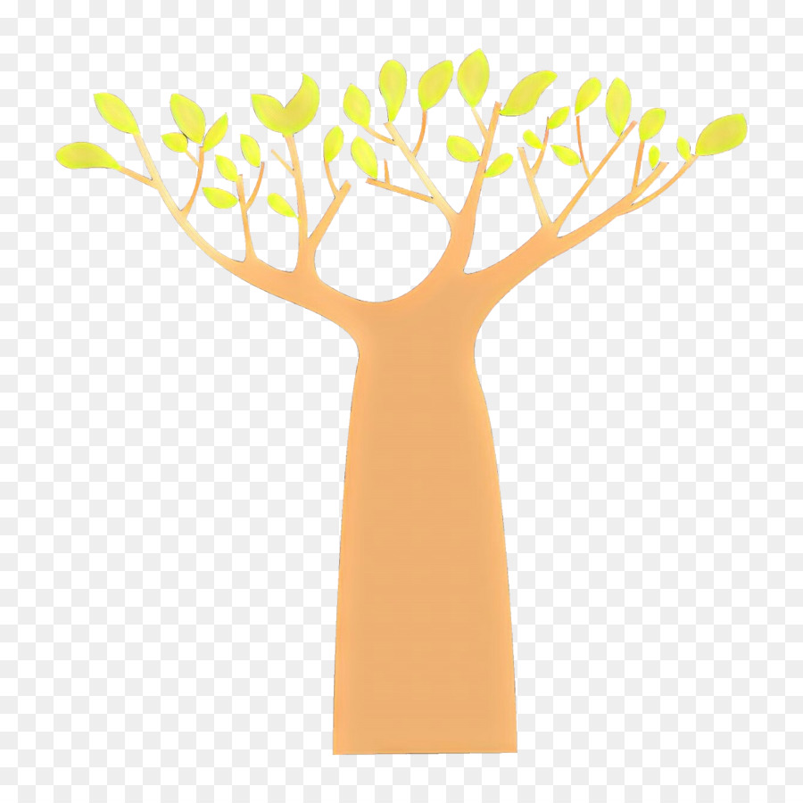 Amarelo，árvore PNG
