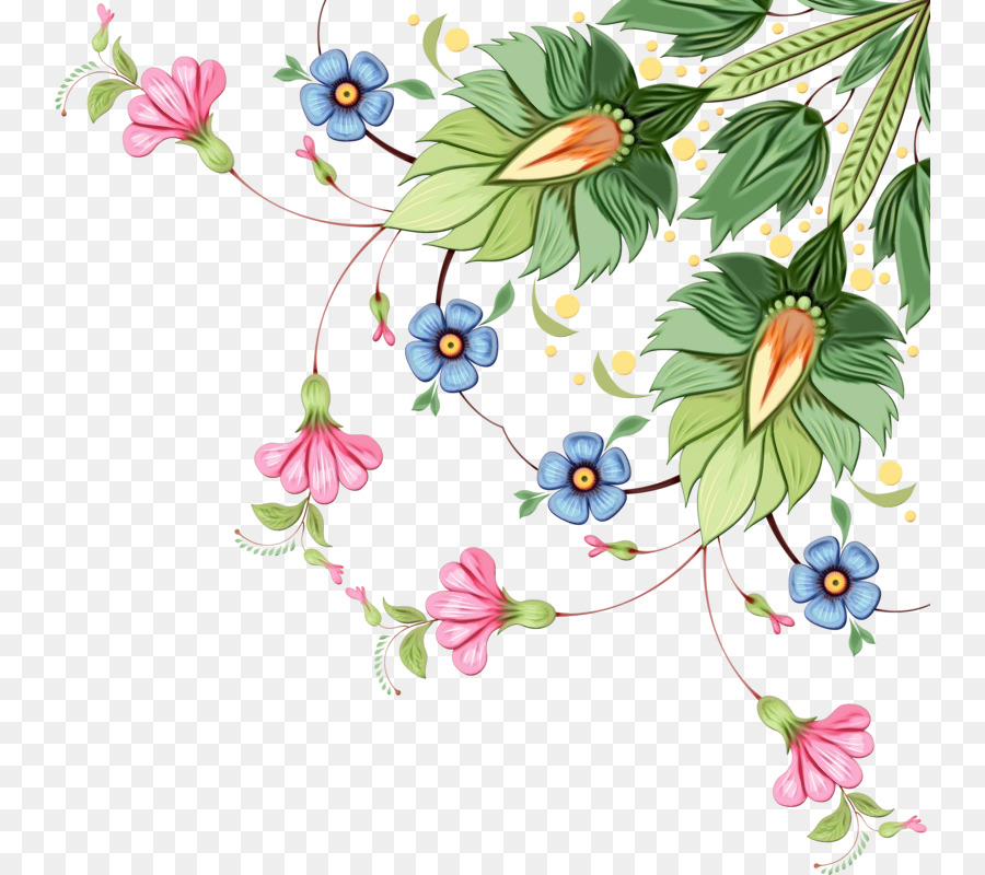 Desenho Floral，Flores PNG