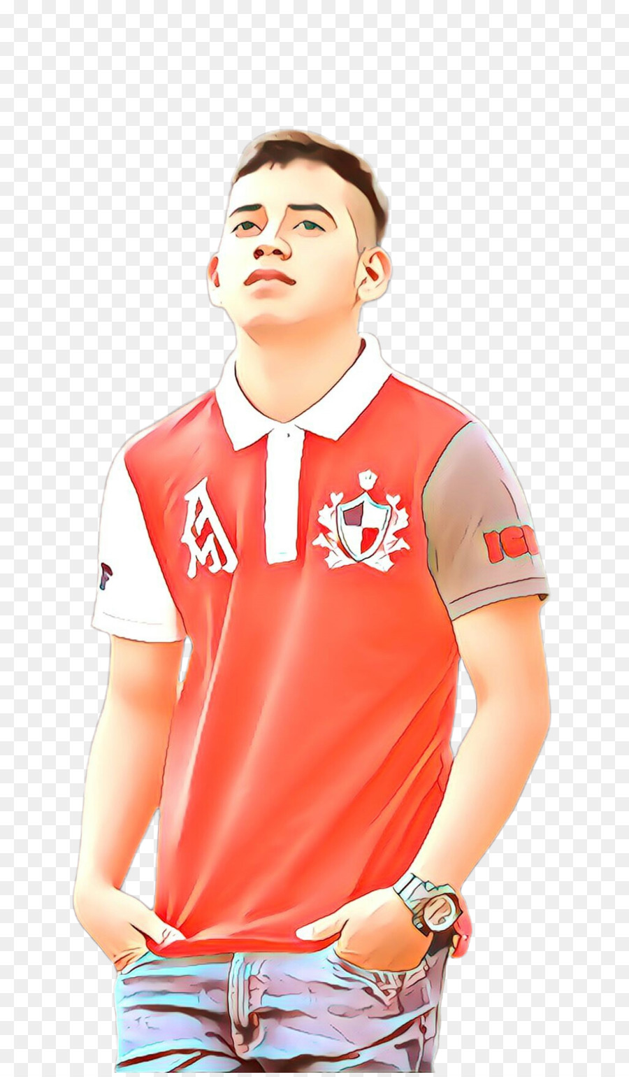 Vestuário，Camisa Polo PNG