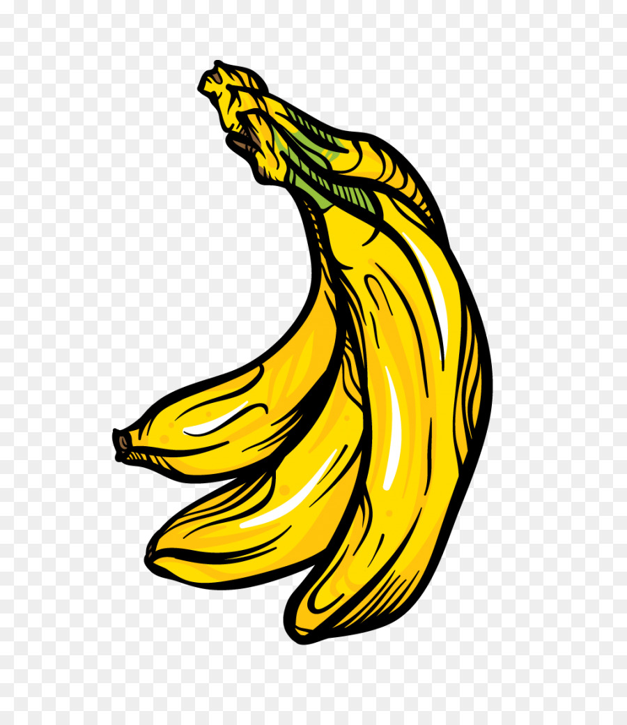 Bananas Amarelas，Cacho De Banana PNG