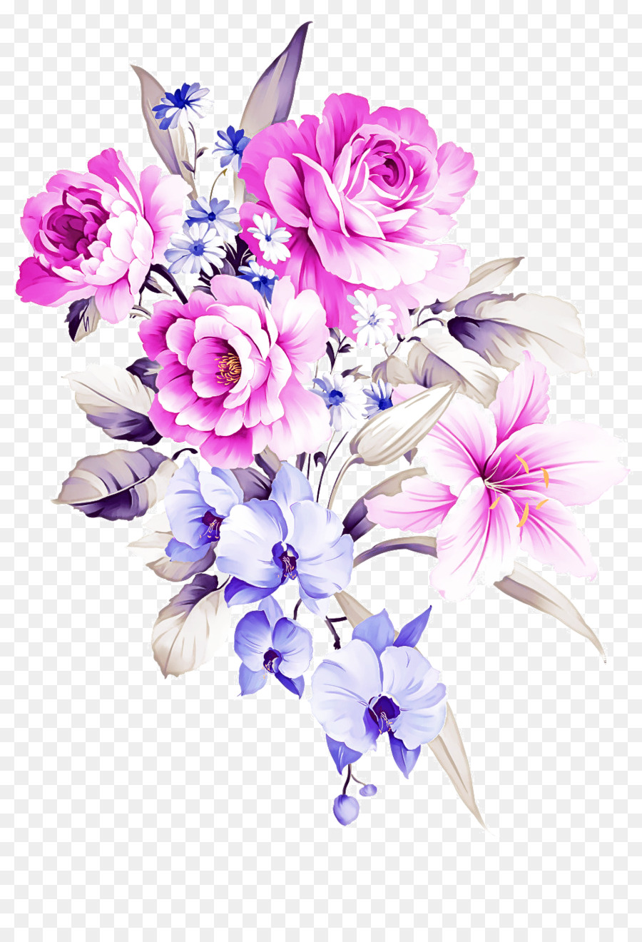 Buquê De Flores，Florescer PNG