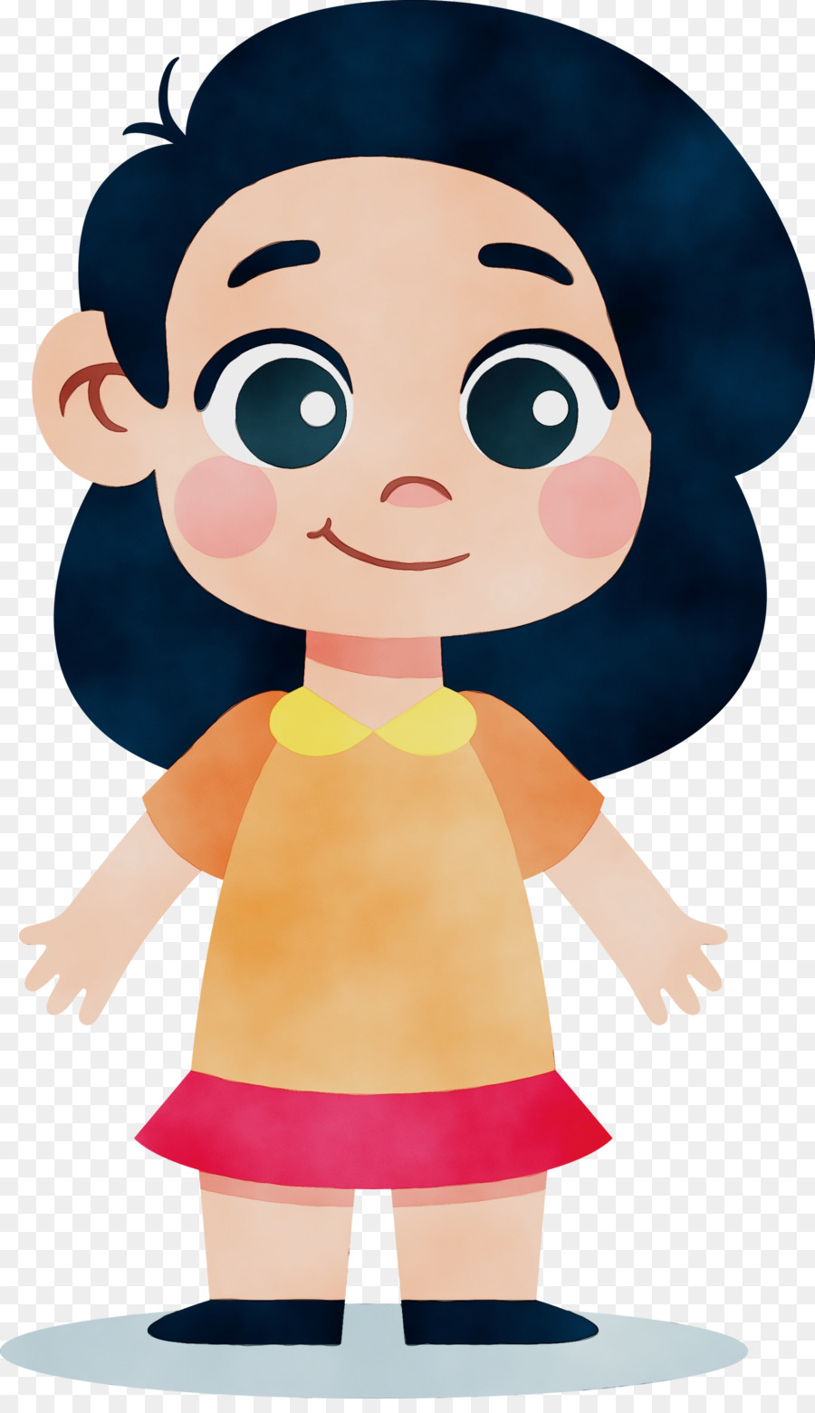 Garota Dos Desenhos Animados，Criança PNG