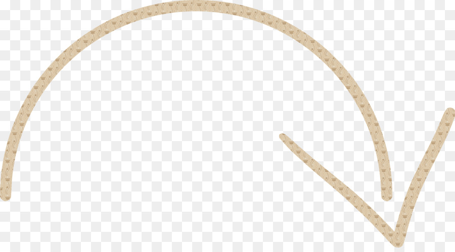 Flecha Bege，Curvado PNG