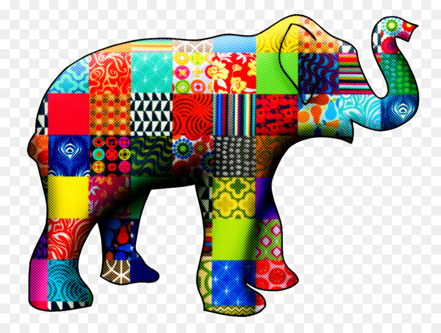 Elefante，Colorido PNG