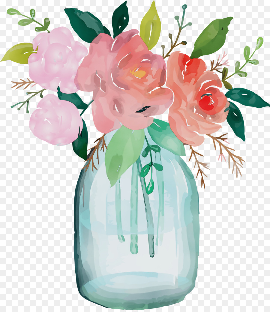 Flor，Vaso PNG