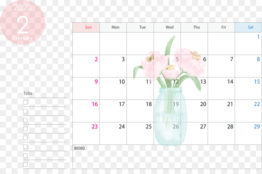 Calendário De Flores，Data PNG