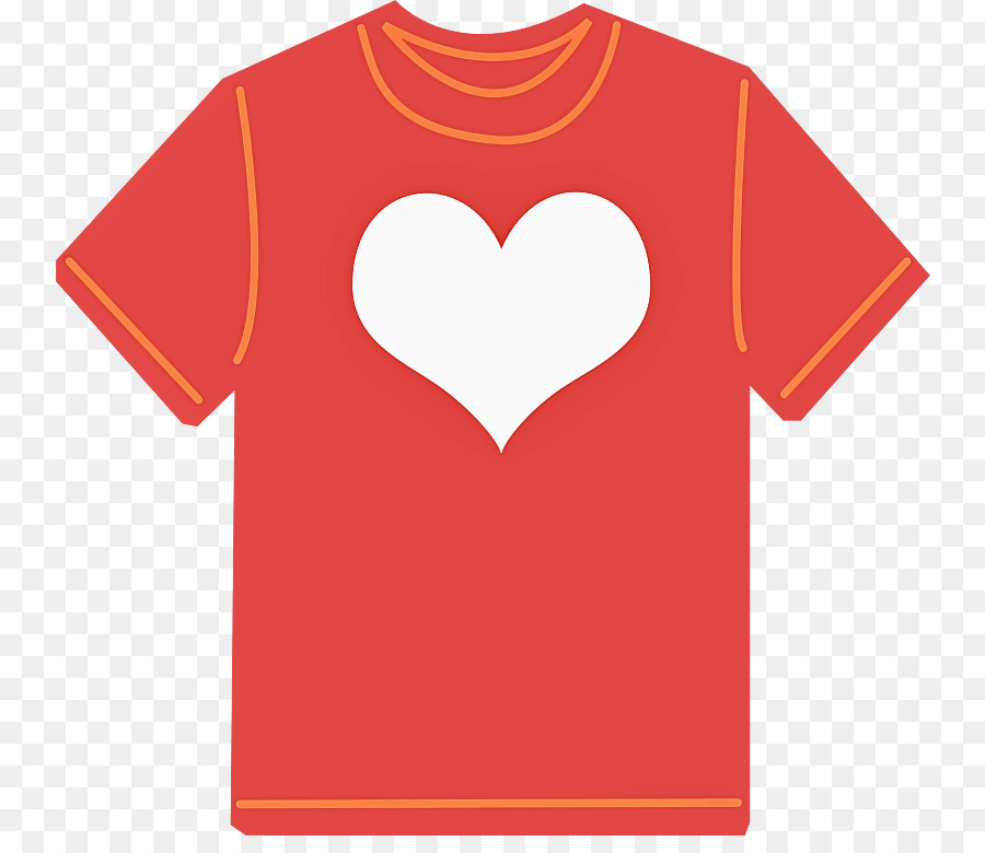 Tshirt，Coração PNG
