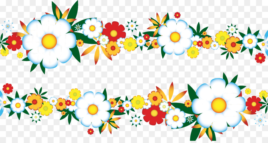 Borda Floral，Flores PNG