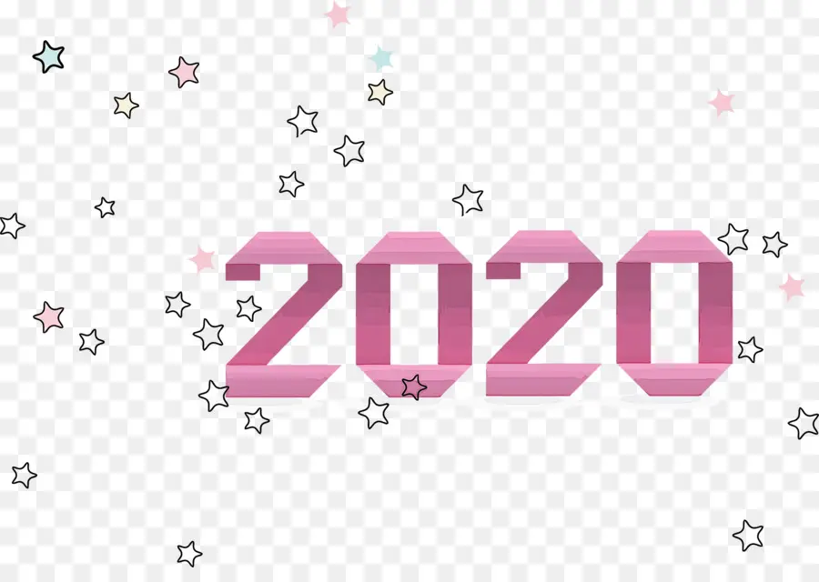 2020，Confete PNG