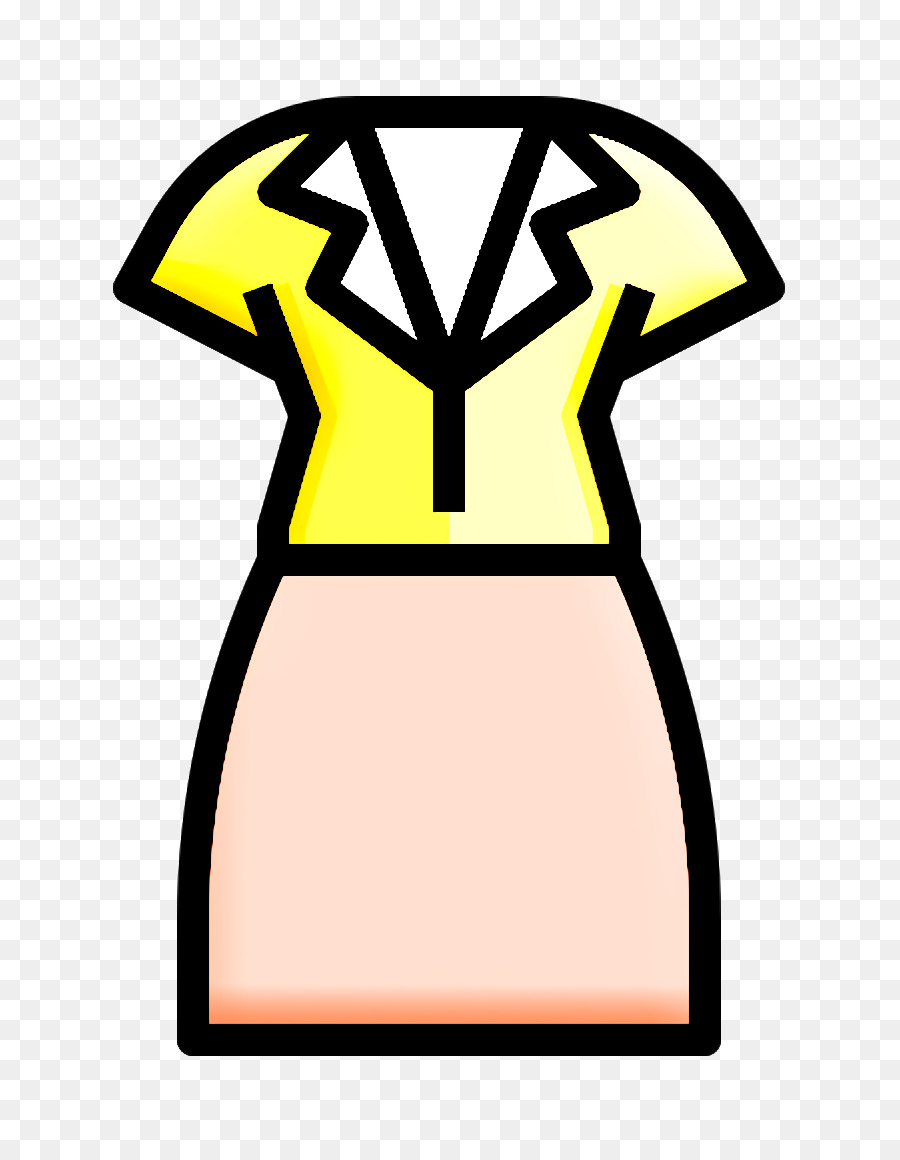 Amarelo，Vestido PNG