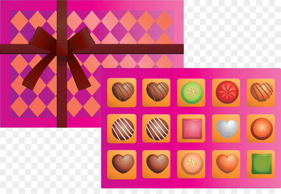 Caixa De Chocolates，Doces PNG