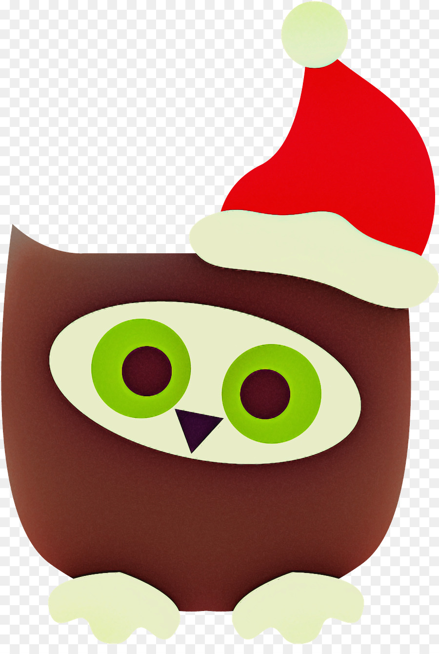 Coruja，Chapéu De Papai Noel PNG