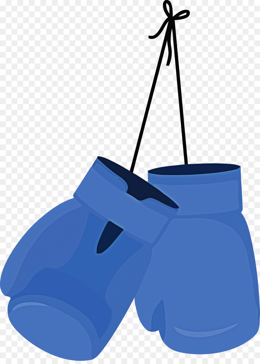 Luvas De Boxe，Azul PNG