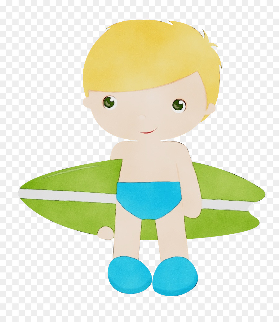 Menino Loiro Com Prancha De Surf，Surfando PNG