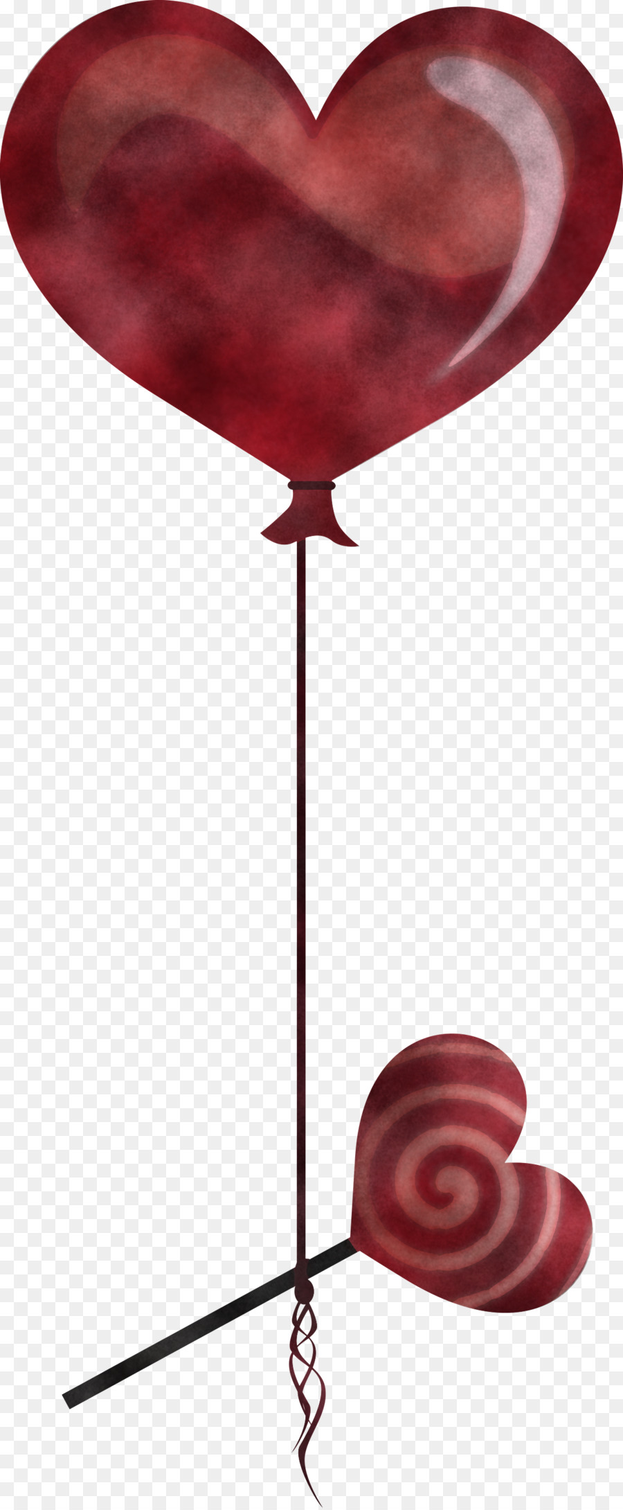 Vermelho，Balão PNG