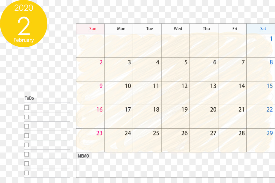 Calendário De Fevereiro，Mês PNG