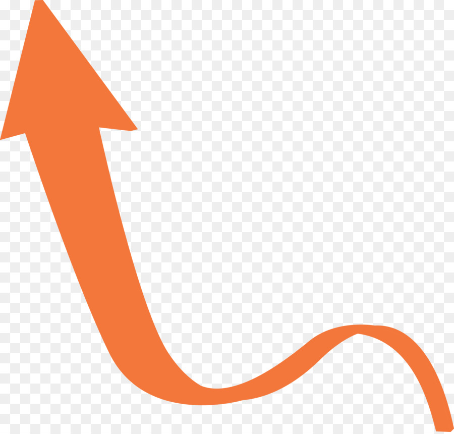 Seta Para Cima Da Fita Laranja，Para Cima PNG
