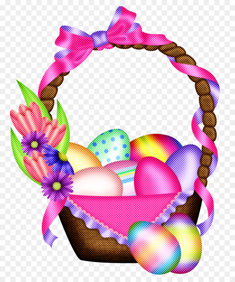 Cesta De Páscoa，Ovos PNG