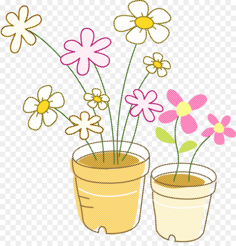 Flowerpot，Flor PNG