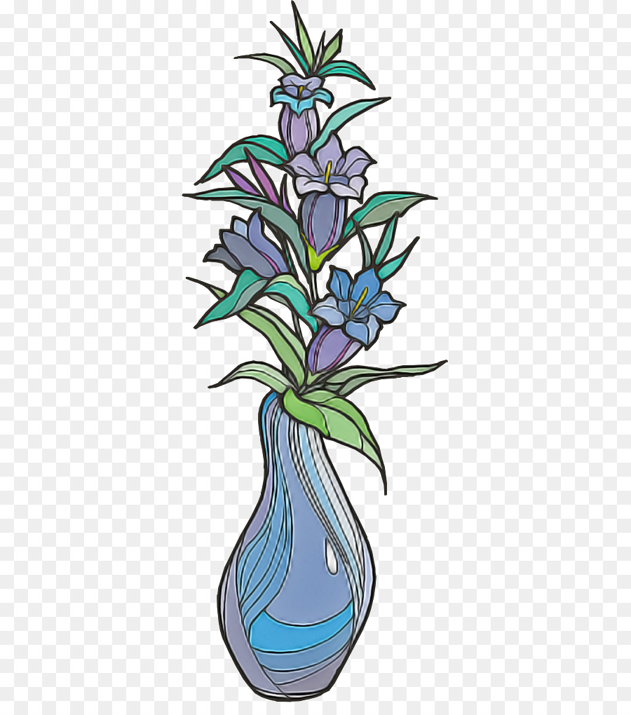 Vaso，Flores PNG