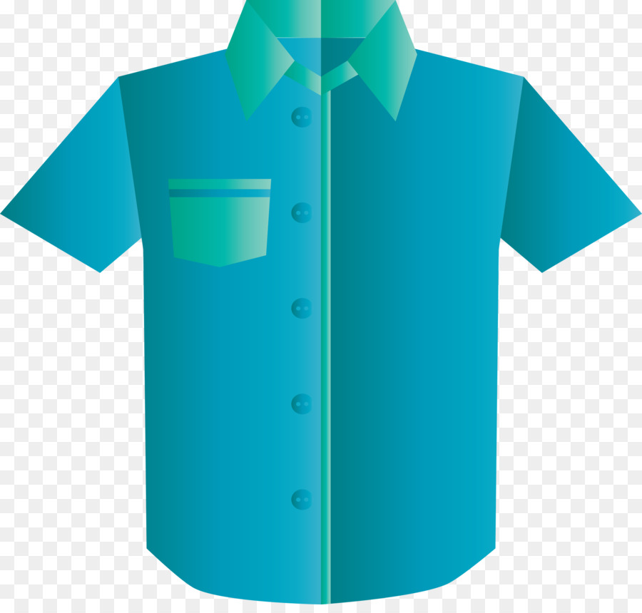 Camisa Azul，Camisa PNG