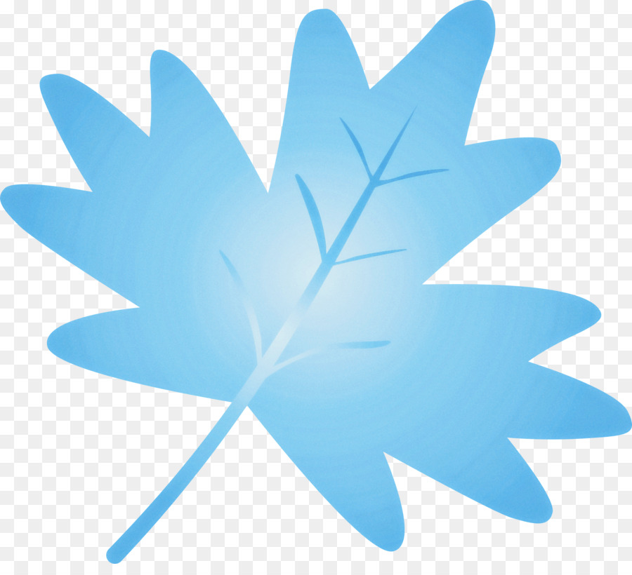 Folha Azul，Natureza PNG