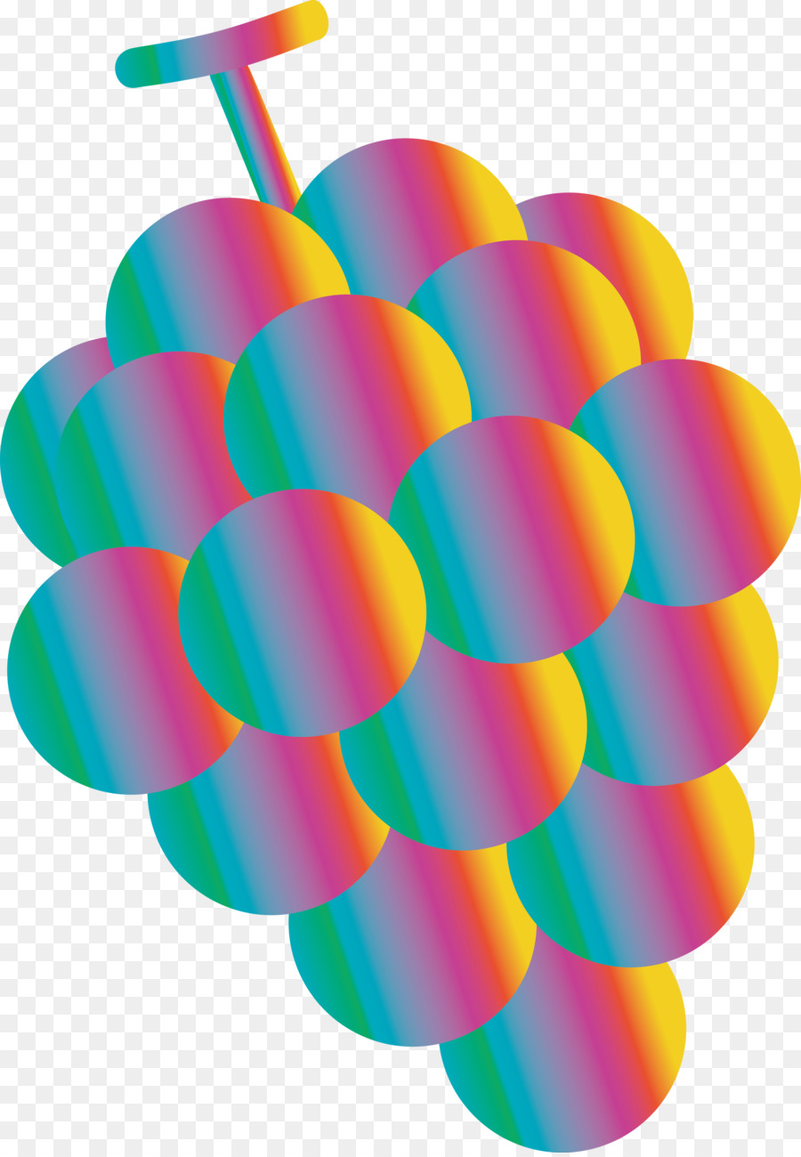 Uvas Arco Íris，Colorido PNG