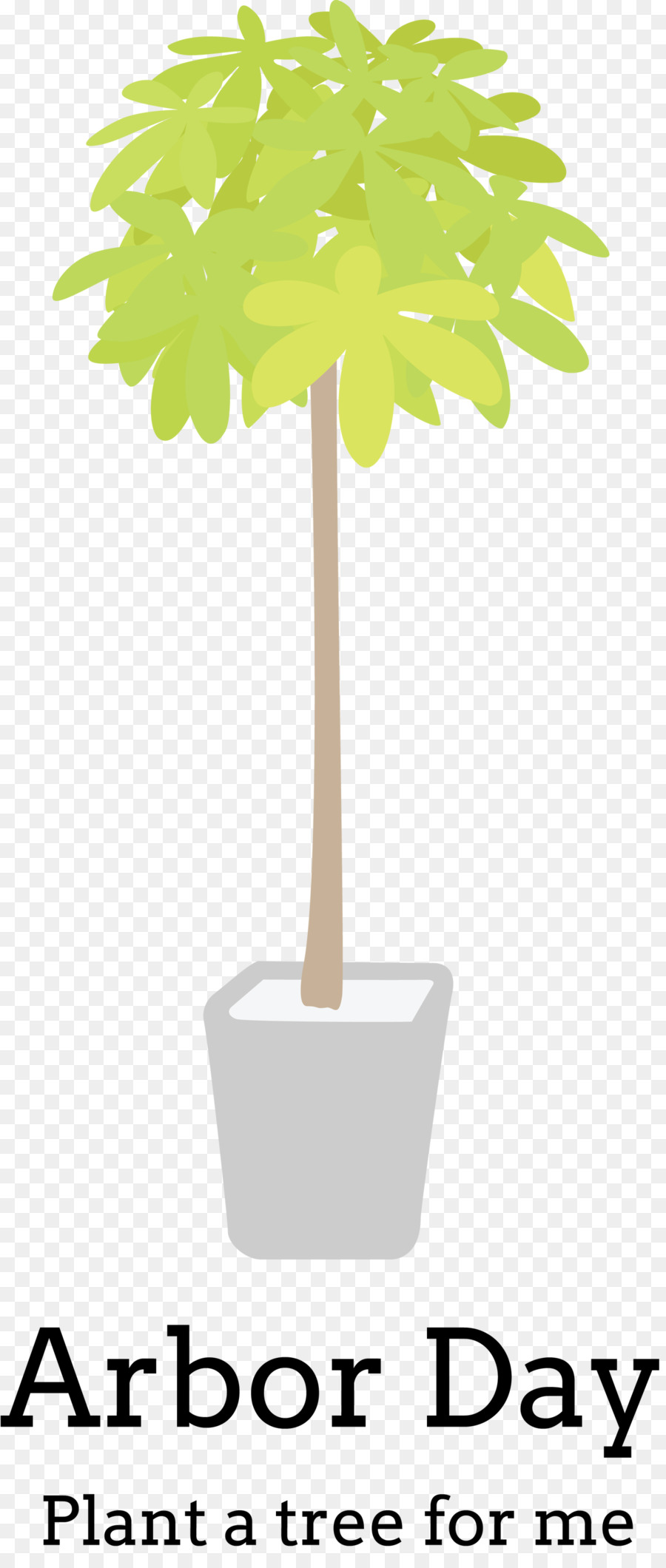 árvore，Flowerpot PNG