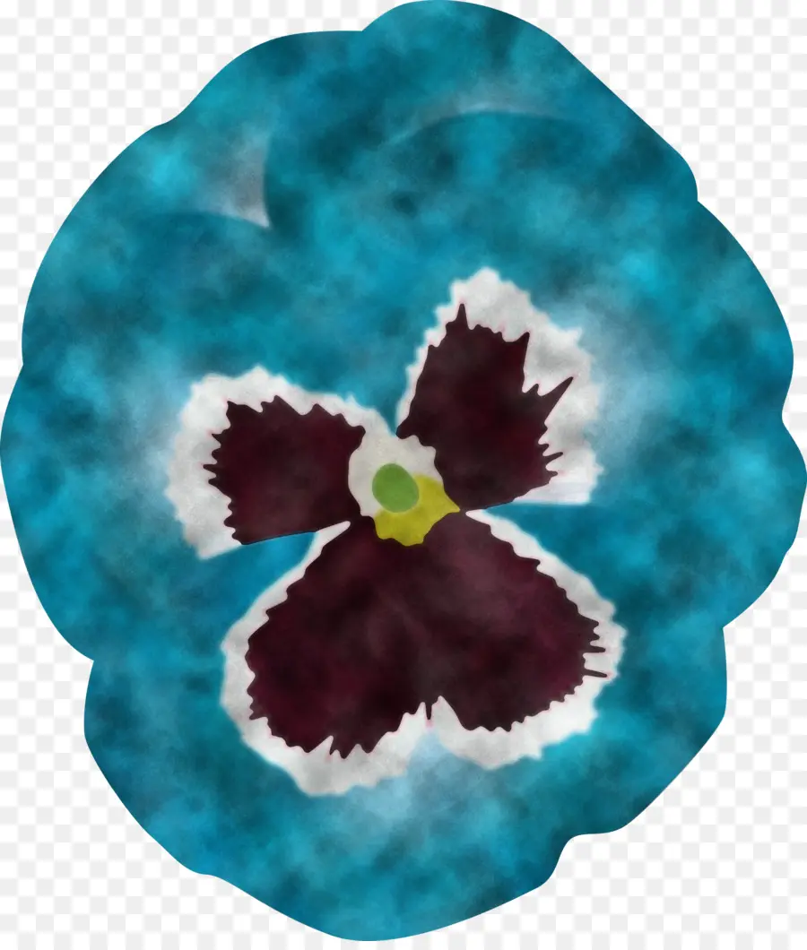 Flor Azul，Pétalas PNG