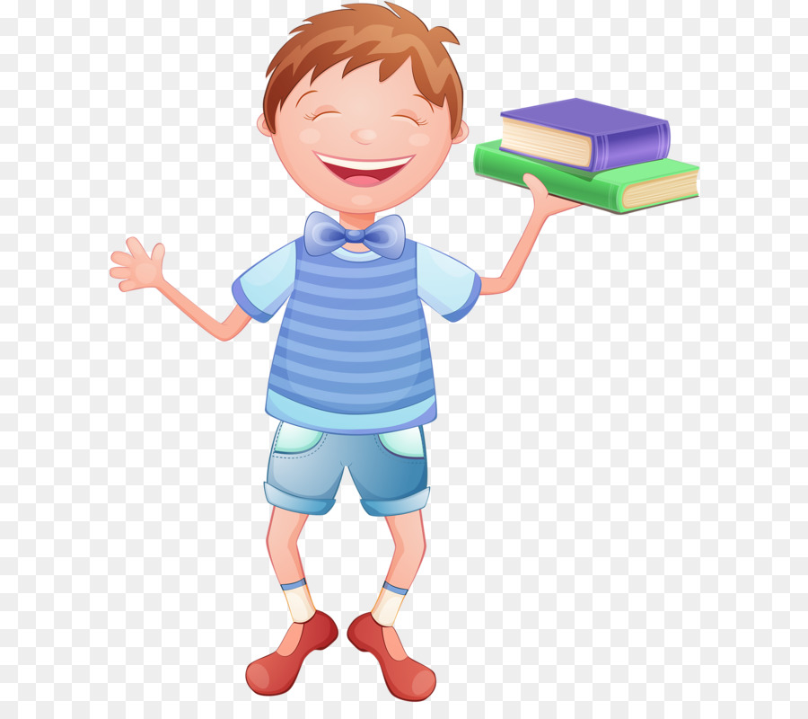 Menino Com Livros，Criança PNG