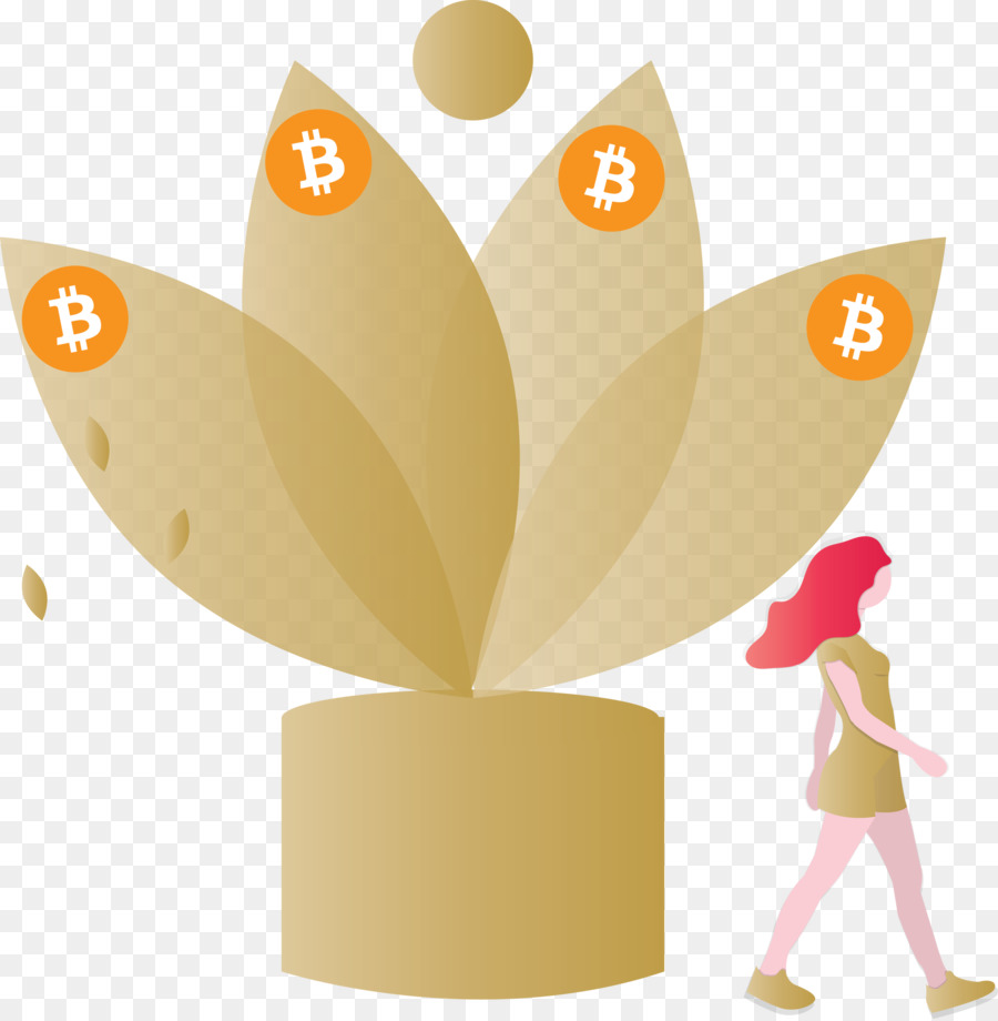 Planta Bitcoin，Criptomoeda PNG