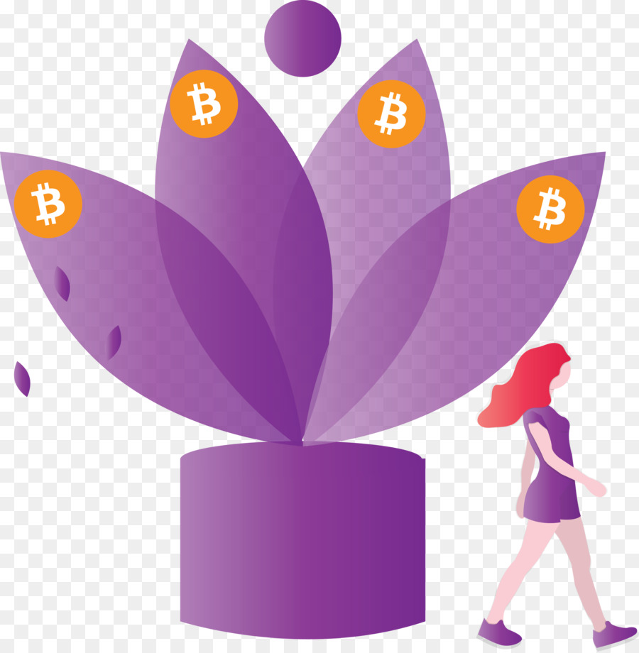 Planta Bitcoin，Criptomoeda PNG