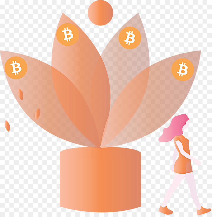 Planta Bitcoin，Criptomoeda PNG