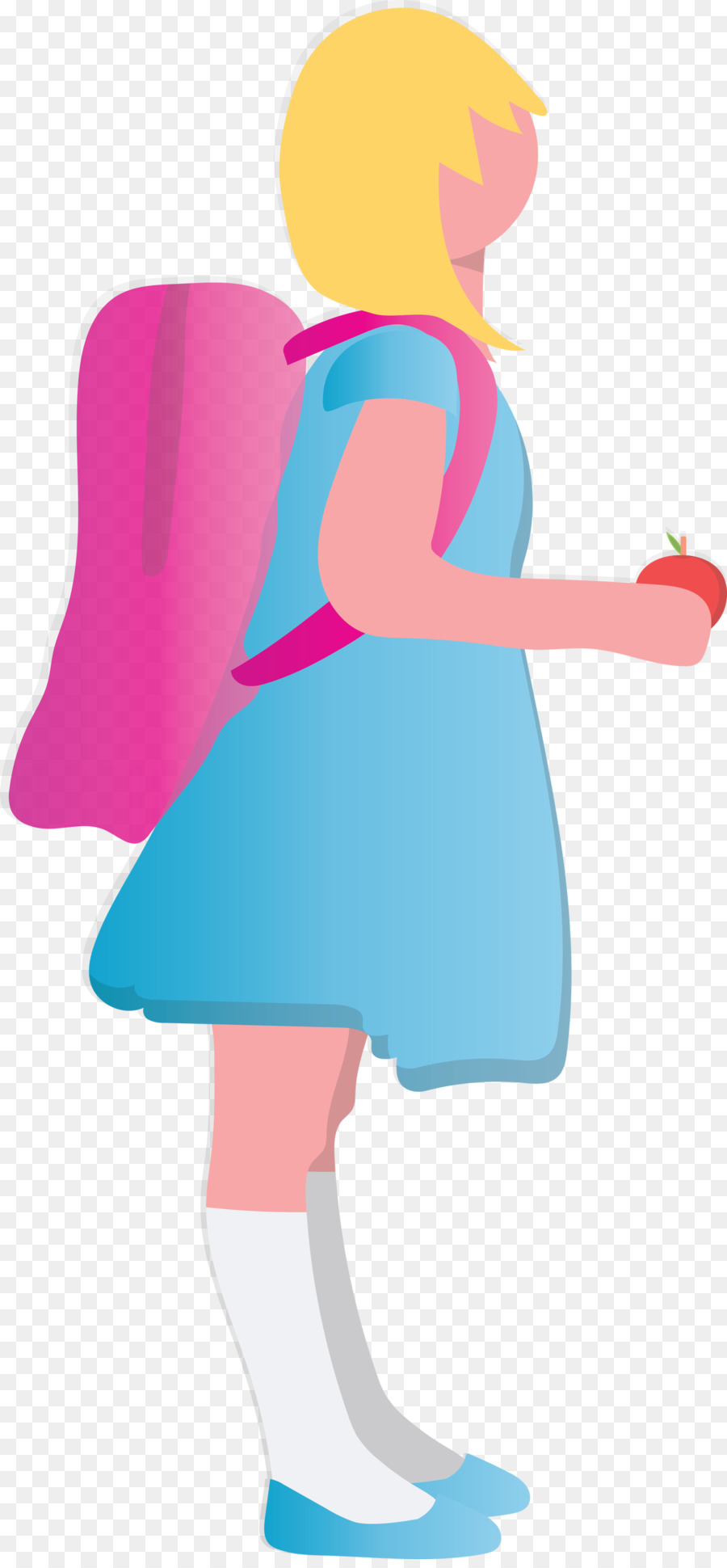 Menina Da Escola，Mochila PNG