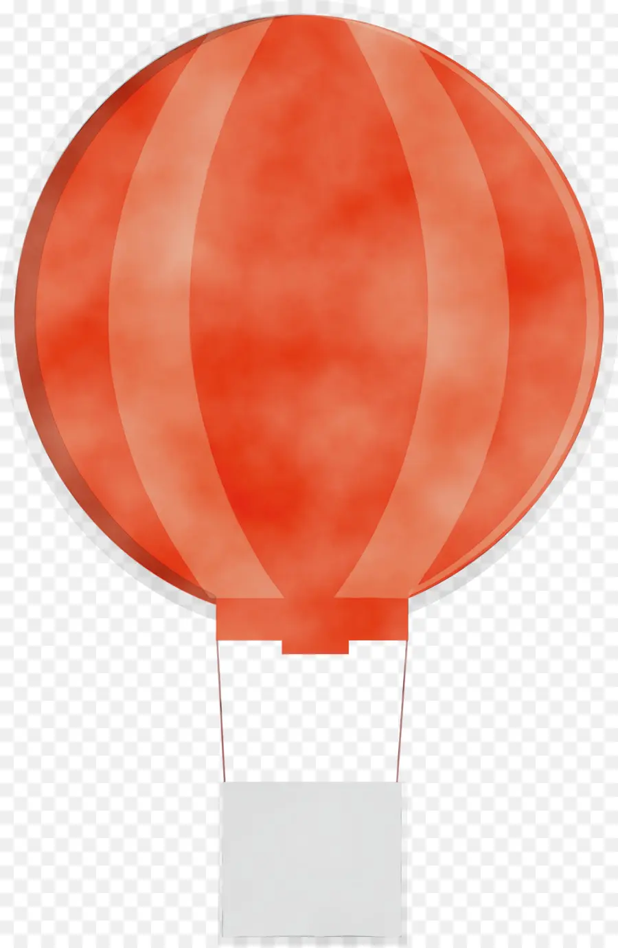 Balão De Ar Quente Vermelho，Balão PNG