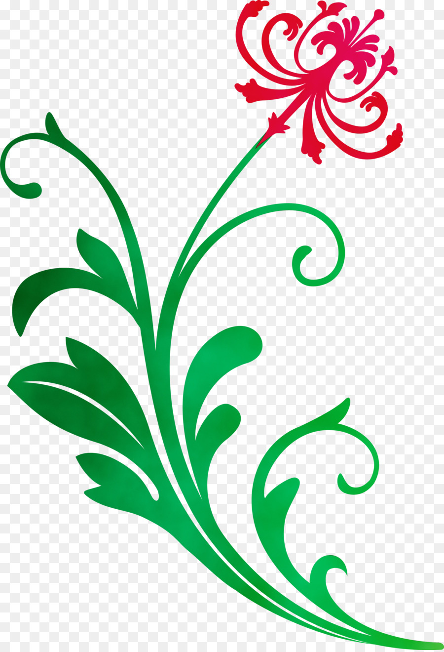 Desenho Floral，Folhas PNG