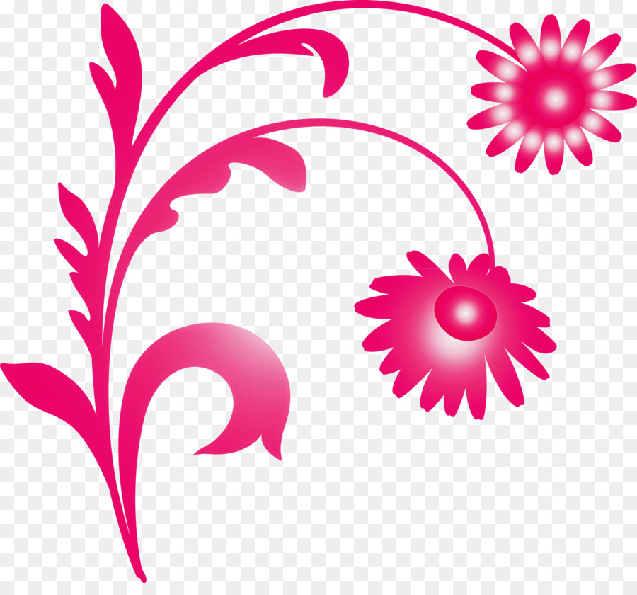 Flores Cor De Rosa，Florescer PNG