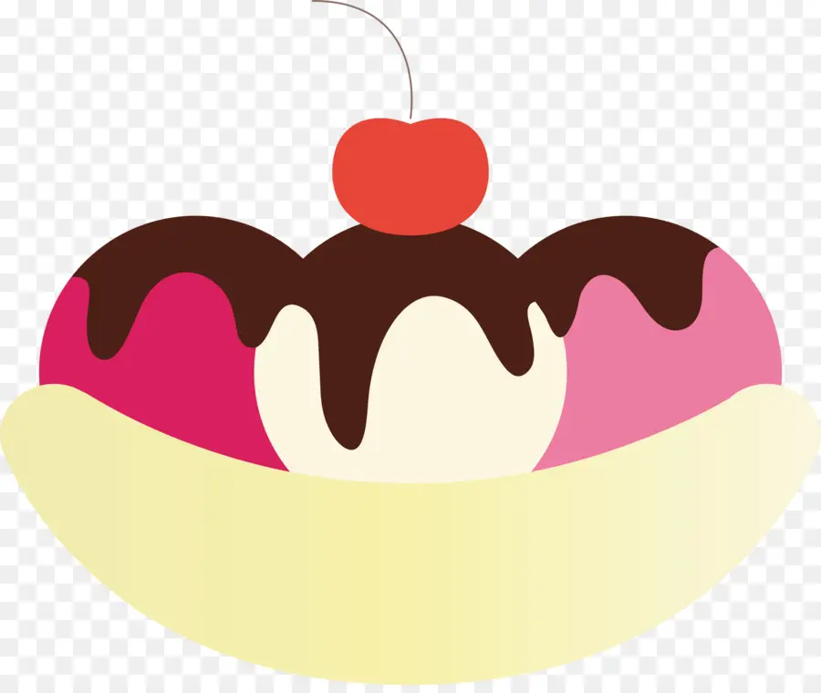 Banana Split，Sorvete PNG