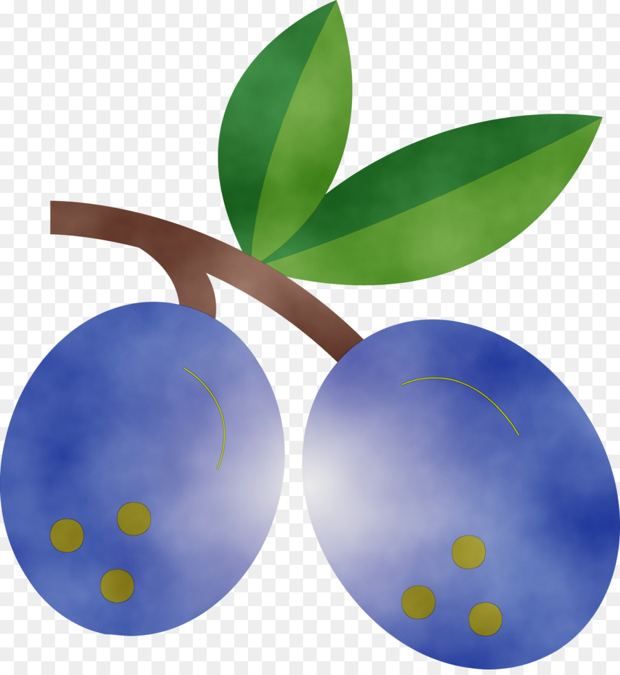 Azul，Frutas PNG