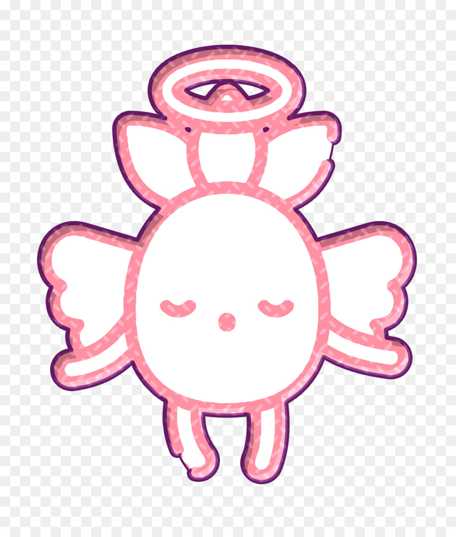 Doodle De Anjo Rosa，Anjo PNG