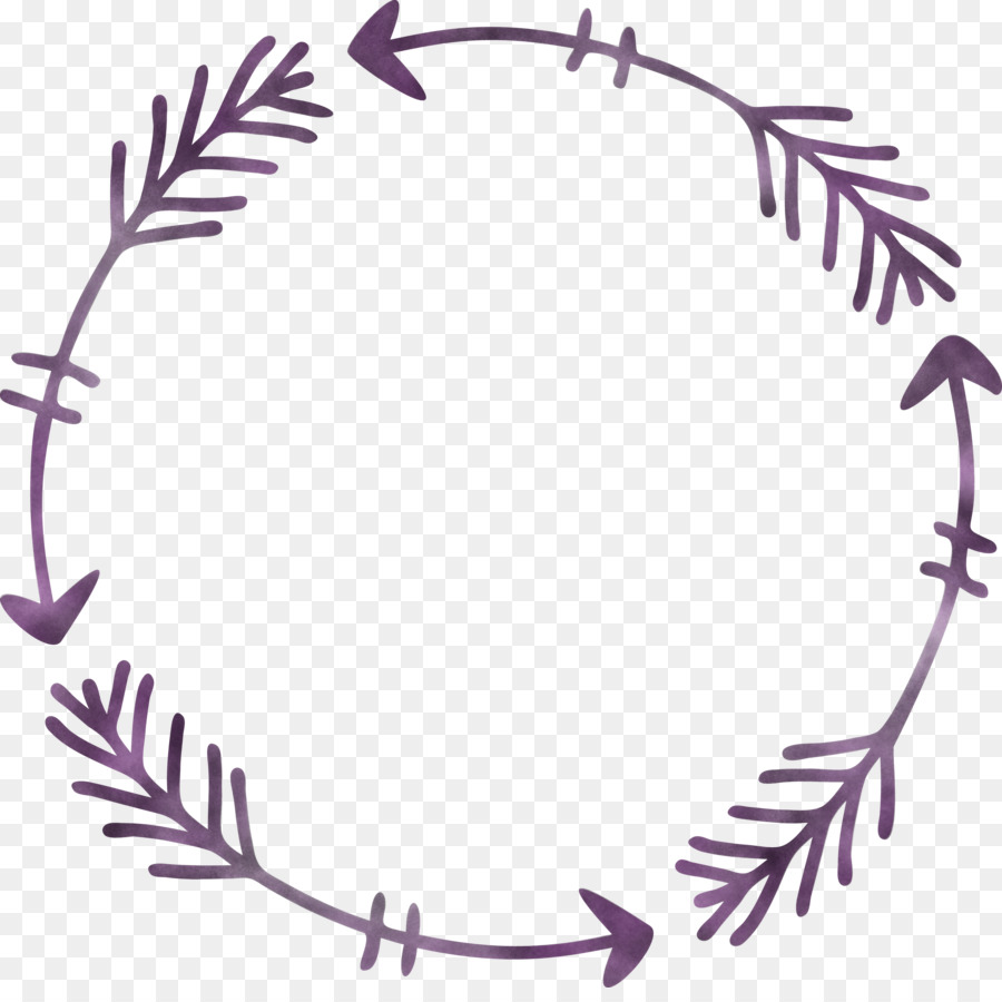 Seta Circular Roxa，Círculo PNG