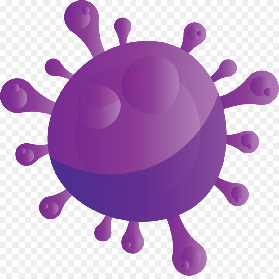 Vírus，Roxo PNG