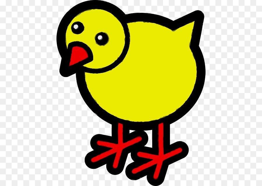 Pato Amarelo，Desenho Animado PNG