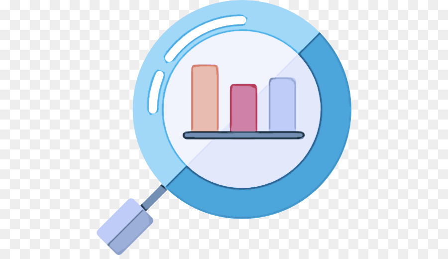 Lupa Com Gráfico De Barras，Análise PNG