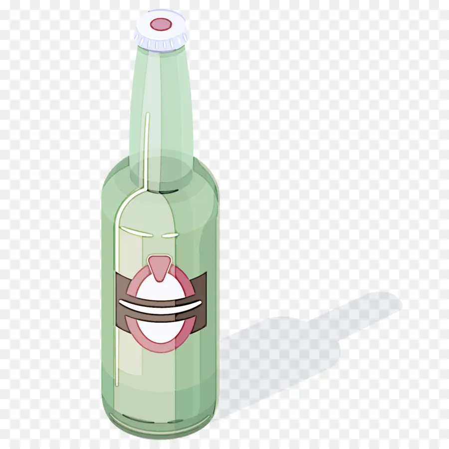 Garrafa De Cerveja，Verde PNG