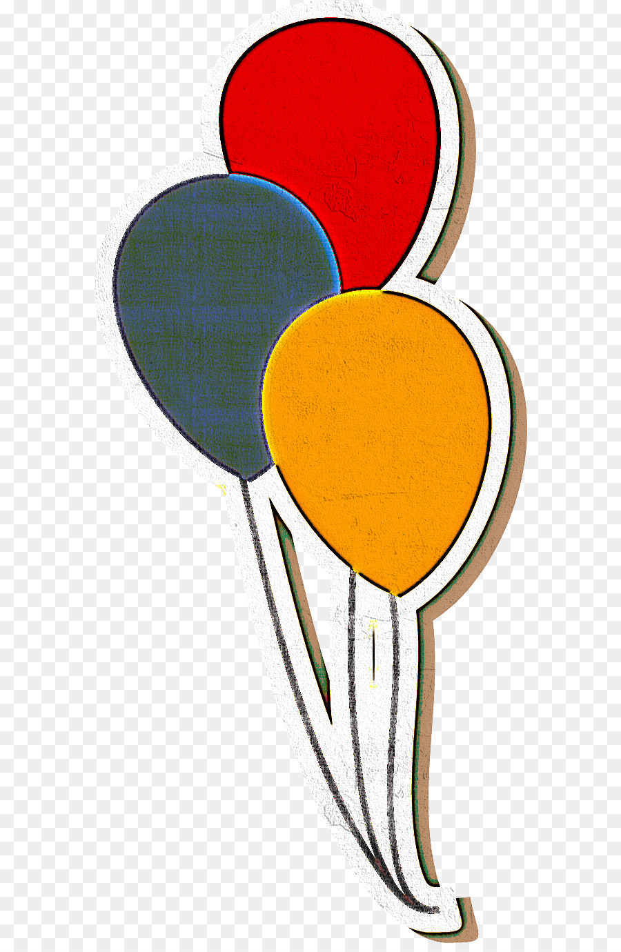 Balão，Flor PNG