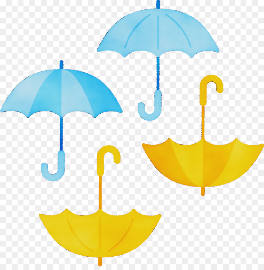 Guarda Chuva，Amarelo PNG