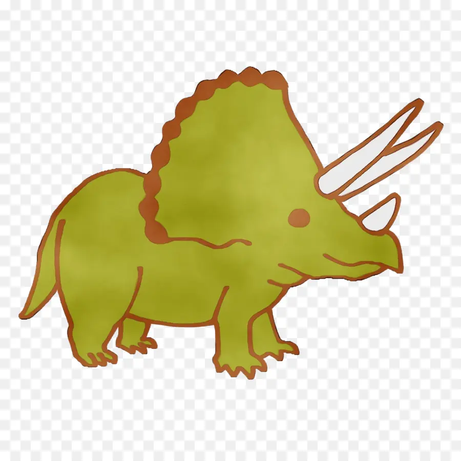 Tricerátopo，Desenho Animado PNG