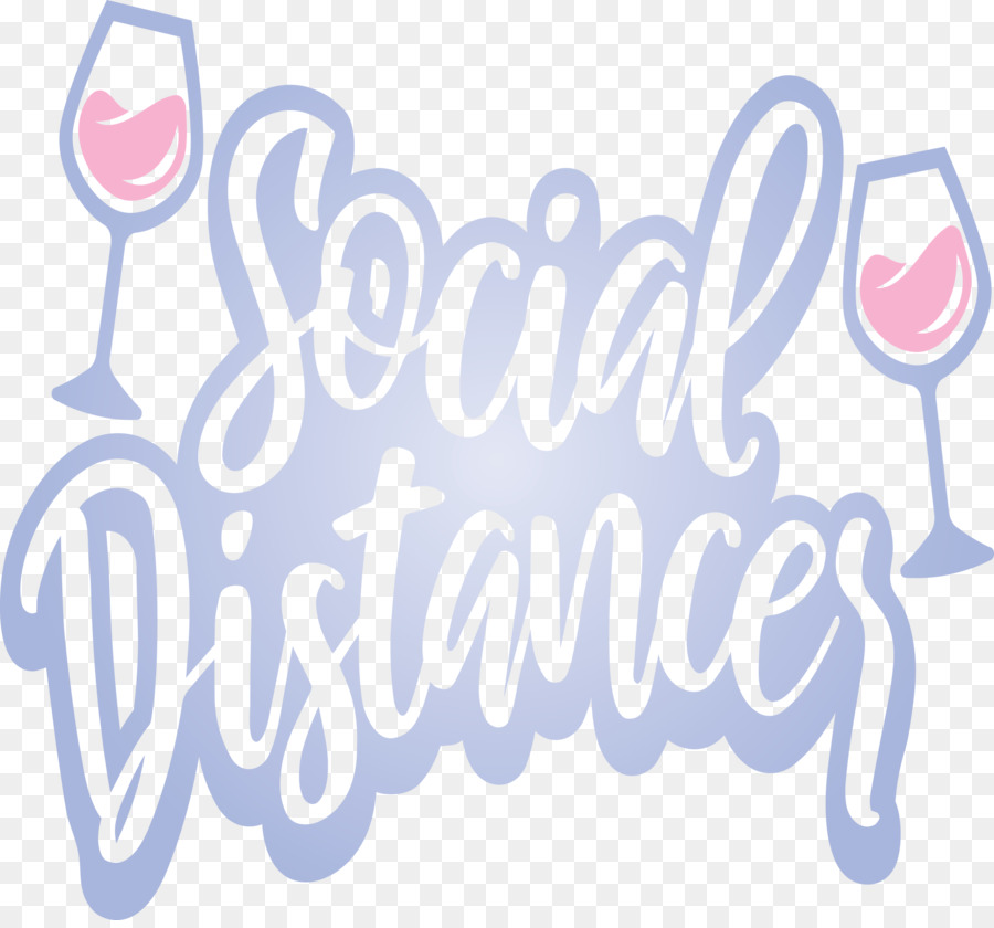 Distanciador Social，Taças De Vinho PNG