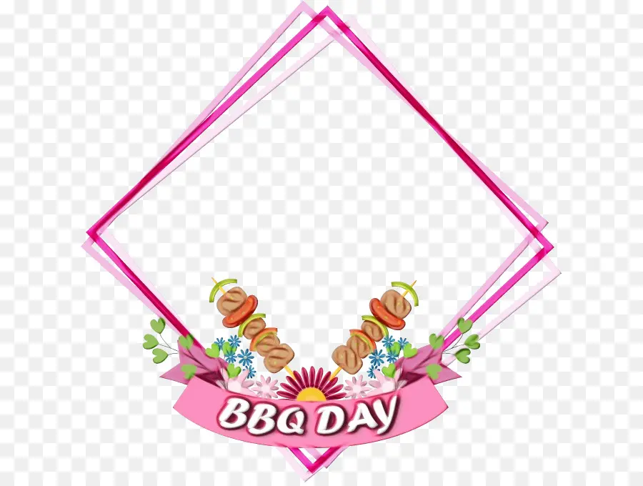 Kebab，Flower Frame PNG